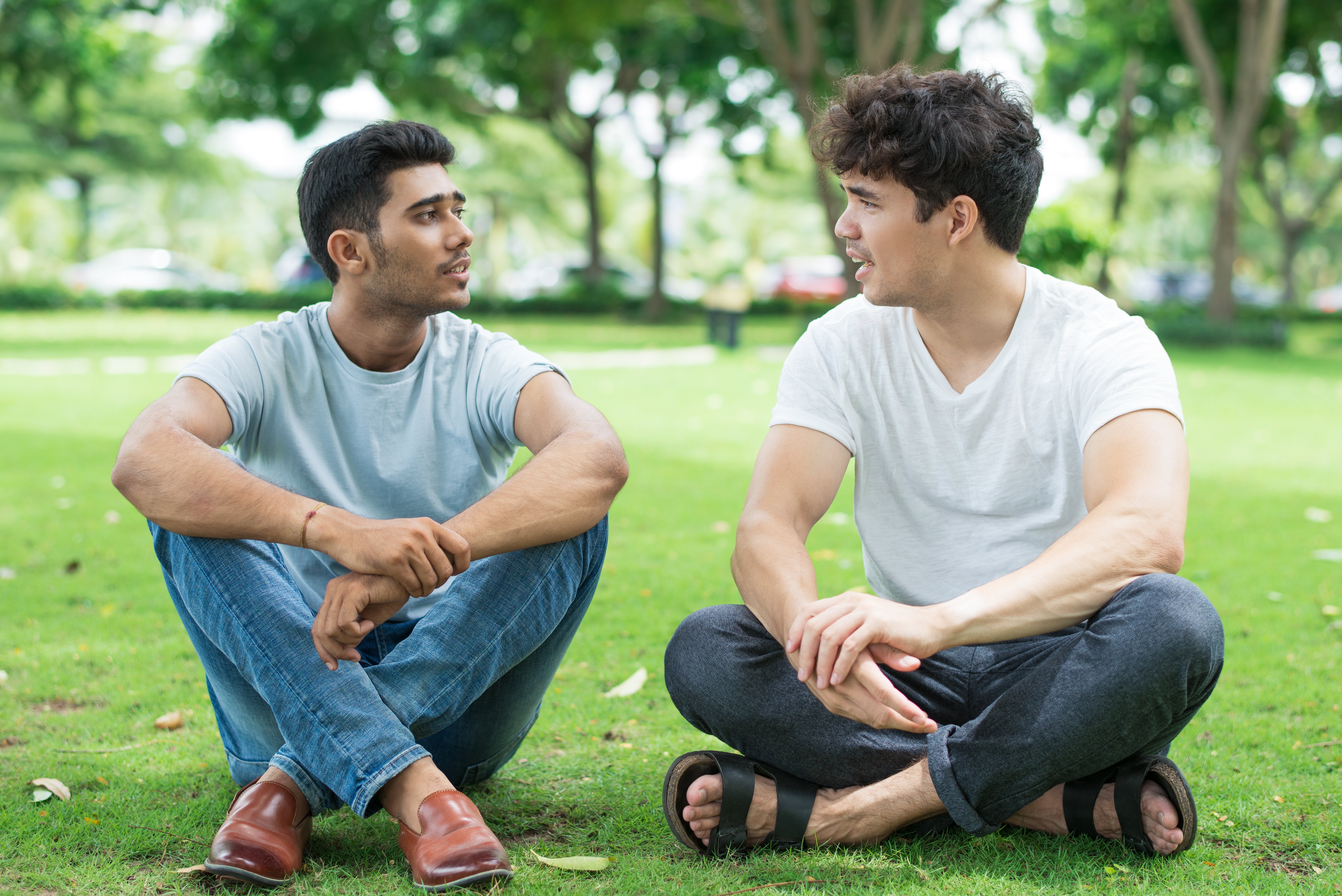 person supporting a peer