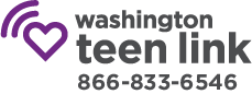 teen link logo, 1.866.teenlink